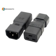 BRYANKEITH IEC320 Male C19 to Female C14 Power Adapter Mains Extension Connector COD