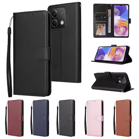 Leather Flip Phone Case For VIVO Y21 Y15S Y55S 2021 S12 Y15A Y76S Y76 V23 5G Y21S Y33S Y11S Y12S Y15