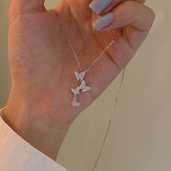 Butterfly Necklace Pendant For Women Jewelry Fashion New Korean Style N67