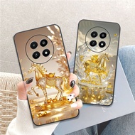 Realme 12 / 12X case with yellow horse print Clover case