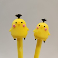 ✍️ Pen gel pen dpor gift chicken design yellow cute kids school with cap