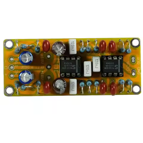 LG139B NE5532 dual op amp XLR to RCA output circuit board finished board, small size, low distortion