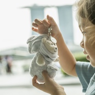 Starbucks Merlion Bearista Plush Keychain