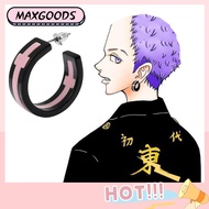 MAXG No Pierced Ears Cartoon Cosplay Acrylic Pendant Kurokawa Izana Tokyo Demon Slayer Earrings