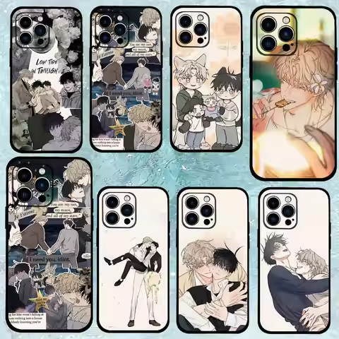 L-Low Tide In Twilights Phone Case For IPhone 1716 15 14 13 Pro Max 11 12 Mini X Xs XR Black Silicon