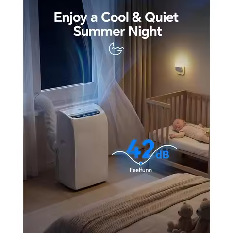 14000 BTU Multi-Function Portable AC Unit, Cooling Up To 700 Sq.Ft, Custom