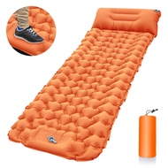 Outdoor camping moisture-proof mattress car inflatable mattress pad is convenient for foot pedal inf