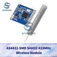 1/3/5 PCS AS4432-SMD Si4432 433MHz Wireless Module SI4432 small volume SMD 100mw 1.5km