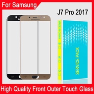 LCD Display Front Touch Panel Outer Samsung Galaxy J7 Pro 2017 J730 J730F Front Panel Touch Glass Sa