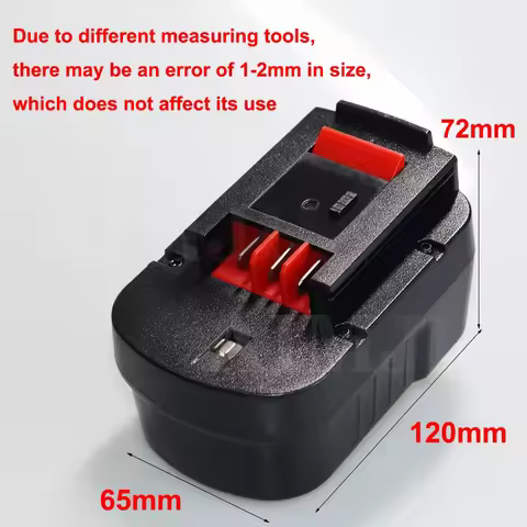 for Black & Decker A1712 FS120B FSB12 14.4V 4.0 6.0Ah NI-MH Replacement Battery