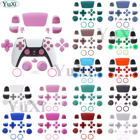 For PS5 BDM-010 L1 R1 L2 R2 Button D-pad Share Buttons Kit Joystick Caps For PlayStation5 V1.0 Gamep