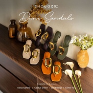 SHOEGAR - Dune Sandals Flats Premium Women's Sandals