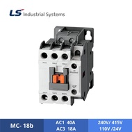 LS MC-9b 25A/ MC-12b 27A/ MC-18b 32A/ MC-22b 45A / MC-32a 55A -  240V/24V/415V Contactor  // LS UA1-