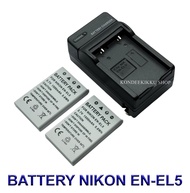 (Saving Set 2+1) EN-EL5 / ENEL5 แบตเตอรี่และแท่นชาร์จสำหรับกล้อง นิคอน Battery and Charger For Nikon