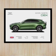 Aston Martin DBX Poster Canvas Print Car Poster Aston Martin Poster Supercar Poster Car Home Decor P