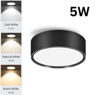 Tri-Color Led Downlight Surface Mounted Spotlights Spot Light Downlights Ceiling Pin Light Bedroom Lights Indoor Lighting Round Lamp Led Down Light