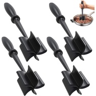 4Pcs Meat Chopper Nylon Beef Smasher Heat Resistant Meat Smasher Tool Non Stick Meat Masher Tool Pra