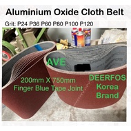 *Ada 5pcs Sanding Belt 200 x 750mm Parquet Flooring P24 P36 to P120 Kertas Pasir