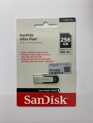 Sandisk 256GB 全新原裝香港行貨 Ultra Flair Flash Drive USB3.0 R:150MB SDCZ73-256G-G46