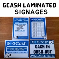 GCASH LAMINATED SIGNAGE FOR BUSINESS | Minori Prints