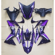 Rs150 V1 & V2 Cover Set Custom Purple kilat