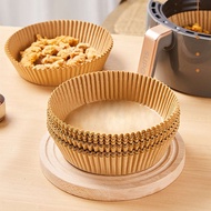 Round Air Fryer Paper Food Grade Special Paper Tray Baking Silicone Oil Greaseproof Paper Kertas tik