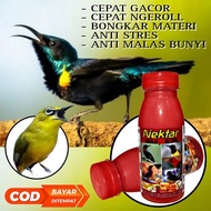 BARU !!! NEKTAR MERAH SUPER 100 ML obat malas bunyi vitamin Kolibri pleci sogon konin sepah cucak hi