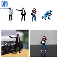 [Gazechimp] 1/64 Miniature Human Figure, Tiny Human Model Human Figure, Hand Painted for Photography