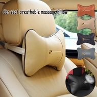 Porsche Car Headrest Pillow Neck Pillow Universal Multi functional Leather Bone Pillow For Porsche C