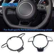 Steering Wheel Cover Trim Abs Sticker Car Interior Accessories For For Audi A4 B8 A3 8Y