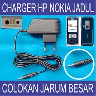 Casan Colokan Jarum Besar Untuk HP Nokia Jadul 3310 3210 6600 7610 7210 8210 8250 Lama 5070 Charger