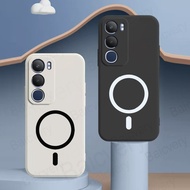 Casing For VIVO Y31 5G 2025 V2521 Y21D 4G Colorful Matte Protective Cover With Magnetic Sticker