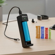 Universal Battery Charger for 18650 26650 16340 14500 10440 21700 RCR123 Rechargeable Li-Ion Batteri