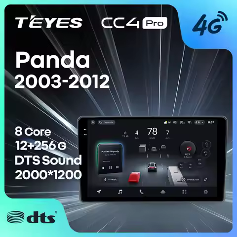 TEYES CC4 PRO For Fiat Panda 169 2003 - 2012 CarPlay Radio Multimedia Stereo Car play Android Auto 2