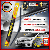 Ruhe Wiper Toyota Altis 2014 - New Present Original High Quality Soft Silicone Car Wiper Silicon Ker