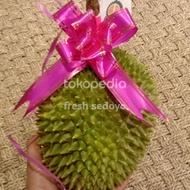 Durian musang king Malaysia utuh fresh 1 buah 2kg