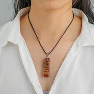 Sri Yantra Orgonite 7 Chakra Pendant Necklace