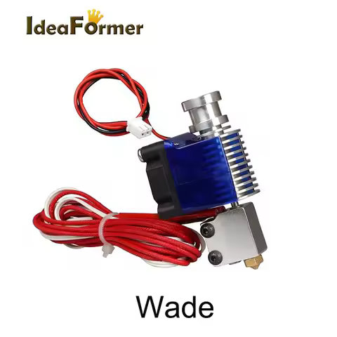 E3D Volcano Hotend 12V 24V Wade Short-distance Print Head J-head Hotend With Cooling Fan For 1.75/3.