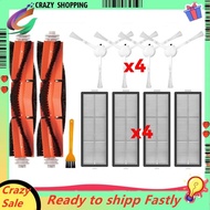 For  Bot D10 Plus / RLS3D / Z10 Pro / L10 Plus Robot Vacuums Accessory Part: Roller Side Brush and H