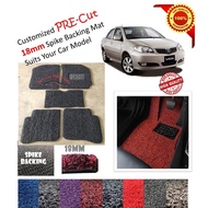 Toyota Vios 2003 ~ 2007 18mm+/- PreCut Magic Velcro Carpet / FloorMat