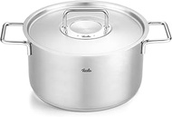 Fissler Pure Collection Stock Pot with Metal Lid - For Cooking Small to Medium-Sized Quantities - Ma