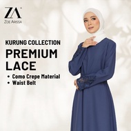 ZOE ARISSA JUBAH MUSLIMAH ABAYA KAFTAN Plain Jubah Labuh Ironless Jubah Korean Style SHERINEE Jubah 