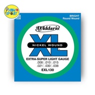 Senar gitar elektrik d addario daddario 008 EXL-130 original