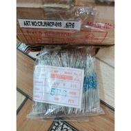 1/ 4w 5R6 resistor contains 500 pcs