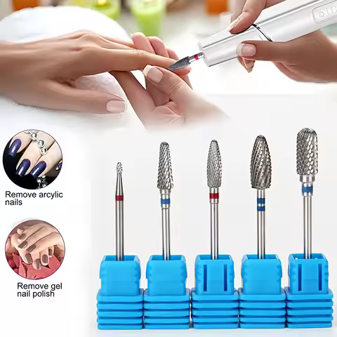 Tungsten steel nail art grinding head, dead skin removal nail polish remover, nail polish grinding m