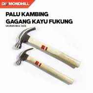 FUKUNG GOAT HAMMER WITH WOODEN HANDLE 025lbs (8Oz) WOODEN HANDLE HAMMER 05lbs (16Oz) Goat Hammer/ 02