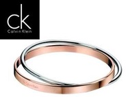 【時間光廊】Calvin Klein 凱文克萊 CK飾品 CK手環 316K白鋼 雙環 原廠正品 KJ63BB0101