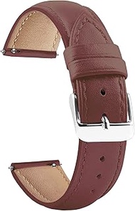 Quick Release Watch Band Compatible With Citizen Eco Drive AT0200-05E Faux Leather Replacement Strap