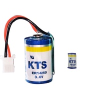 Suitable for KTS ER14250 3.6V Delta Programming DVP-32EH/40EH/80EH Series PLC Lithium Battery