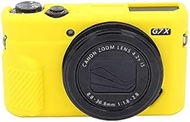 Liuluming Soft Silicone Protective Case for Canon EOS G7 X Mark II Liuluming (Color : Yellow)